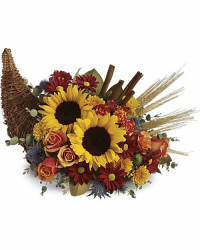 Multi-Colored | Mixed Bouquets | Classic Cornucopia | Same Day Flower Delivery by Teleflora