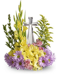 Multi-Colored | Mixed Bouquets | Crystal Cross Bouquet | Same Day Flower Delivery by Teleflora