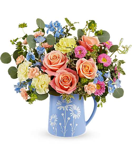 Multi-Colored | Mixed Bouquets | Daisy Dreams Bouquet | Same Day Flower Delivery by Teleflora