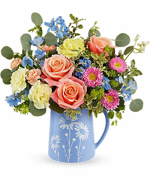Multi-Colored | Mixed Bouquets | Daisy Dreams Bouquet | Same Day Flower Delivery by Teleflora
