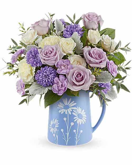 Multi-Colored | Mixed Bouquets | Daisy Haze Bouquet | Same Day Flower Delivery by Teleflora