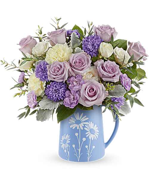 Multi-Colored | Mixed Bouquets | Daisy Haze Bouquet | Same Day Flower Delivery by Teleflora
