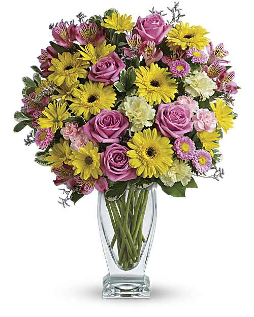Multi-Colored | Mixed Bouquets | Dazzling Day Bouquet | Same Day Flower Delivery by Teleflora