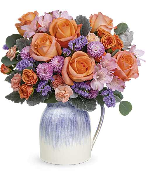 Multi-Colored | Mixed Bouquets | Delightful Petals Bouquet | Same Day Flower Delivery by Teleflora