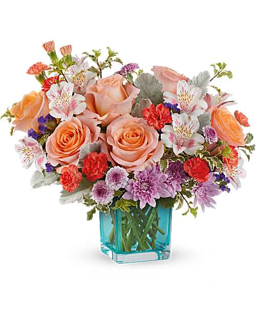 Multi-Colored | Mixed Bouquets | Enchanting Garden Bouquet | Same Day Flower Delivery by Teleflora