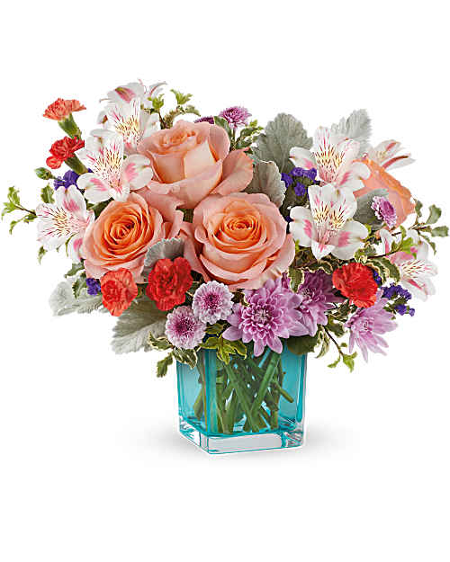 Multi-Colored | Mixed Bouquets | Enchanting Garden Bouquet | Same Day Flower Delivery by Teleflora