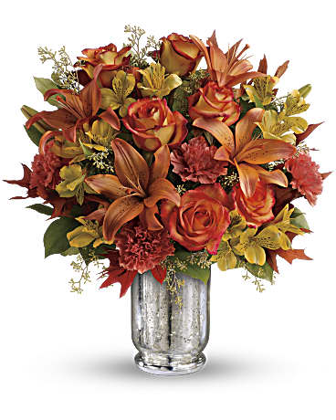 Multi-Colored | Mixed Bouquets | Fall Blush Bouquet | Same Day Flower Delivery by Teleflora