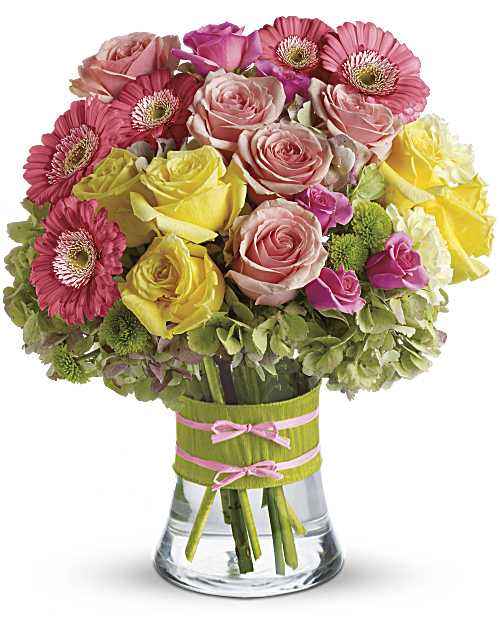 Multi-Colored | Mixed Bouquets | Fashionista Blooms Bouquet | Same Day Flower Delivery by Teleflora