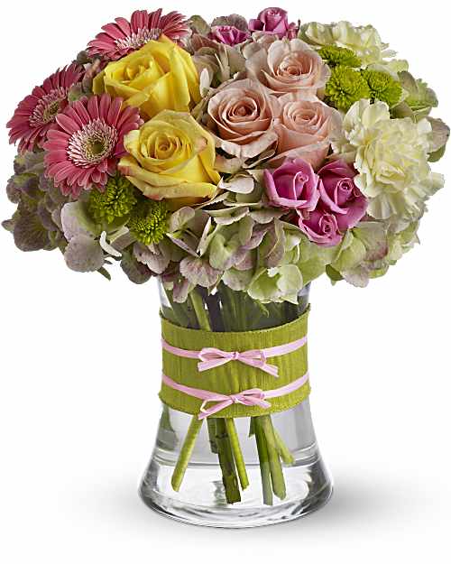 Multi-Colored | Mixed Bouquets | Fashionista Blooms Bouquet | Same Day Flower Delivery by Teleflora