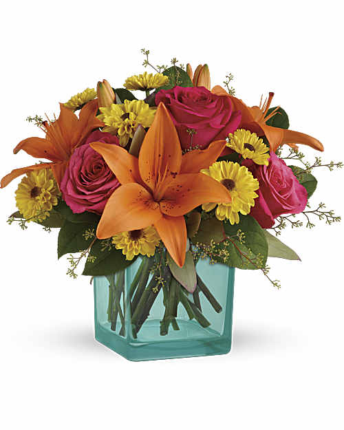 Multi-Colored | Mixed Bouquets | Fiesta Bouquet | Same Day Flower Delivery by Teleflora