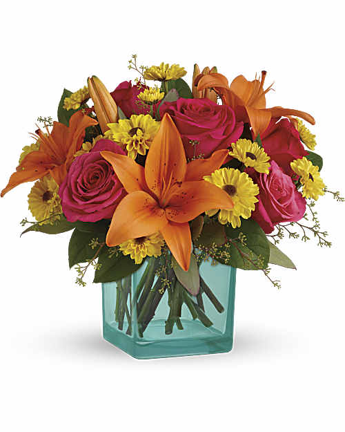 Multi-Colored | Mixed Bouquets | Fiesta Bouquet | Same Day Flower Delivery by Teleflora