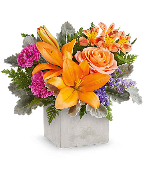 Multi-Colored | Mixed Bouquets | Garden Gem Bouquet | Same Day Flower Delivery by Teleflora