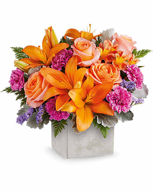 Multi-Colored | Mixed Bouquets | Garden Gem Bouquet | Same Day Flower Delivery by Teleflora