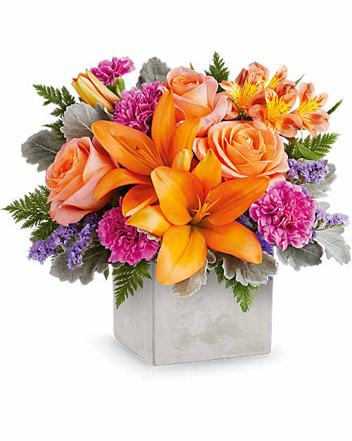Multi-Colored | Mixed Bouquets | Garden Gem Bouquet | Same Day Flower Delivery by Teleflora