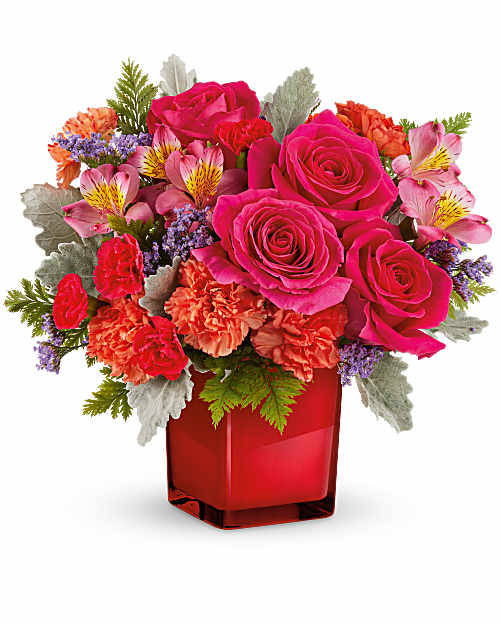 Multi-Colored | Mixed Bouquets | Garden Harmony Bouquet | Same Day Flower Delivery by Teleflora