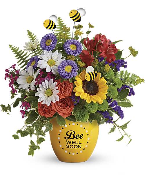 Multi-Colored | Mixed Bouquets | Garden Of Wellness Bouquet | Same Day Flower Delivery by Teleflora