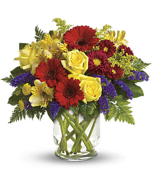 Multi-Colored | Mixed Bouquets | Garden Parade | Same Day Flower Delivery by Teleflora