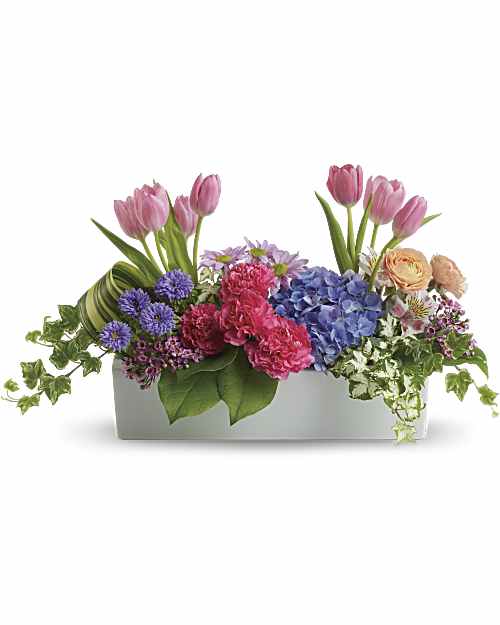 Multi-Colored | Mixed Bouquets | Garden Party Centerpiece | Same Day Flower Delivery by Teleflora