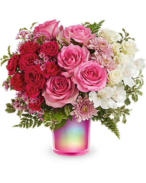 Multi-Colored | Mixed Bouquets | Gemstone Radiance Bouquet | Same Day Flower Delivery by Teleflora
