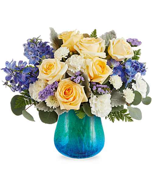 Multi-Colored | Mixed Bouquets | Golden Coast Bouquet | Same Day Flower Delivery by Teleflora
