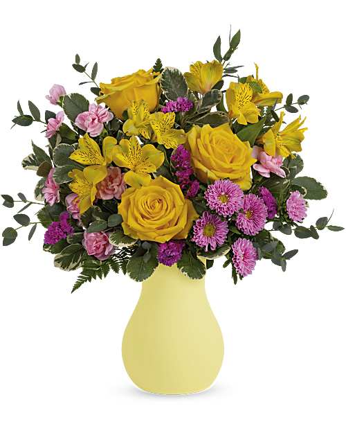 Multi-Colored | Mixed Bouquets | Happy As Can Be Bouquet | Same Day Flower Delivery by Teleflora