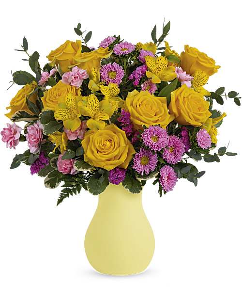 Multi-Colored | Mixed Bouquets | Happy As Can Be Bouquet | Same Day Flower Delivery by Teleflora