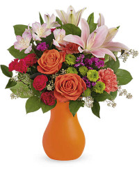 Multi-Colored | Mixed Bouquets | Happy Go Citrus Bouquet | Same Day Flower Delivery by Teleflora