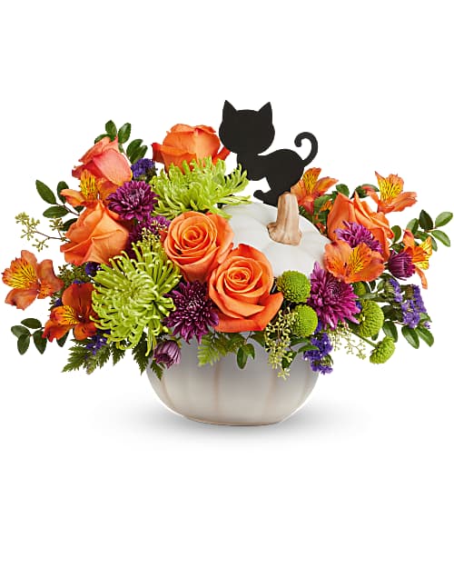 Multi-Colored | Mixed Bouquets | Haunted Harvest Bouquet | Same Day Flower Delivery by Teleflora