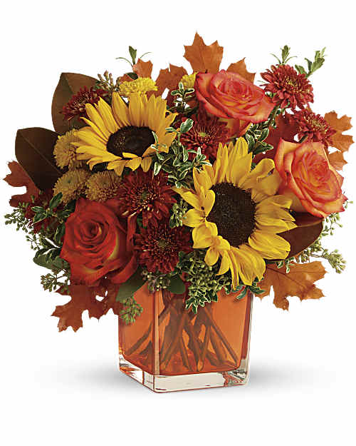 Multi-Colored | Mixed Bouquets | Hello Autumn Bouquet | Same Day Flower Delivery by Teleflora