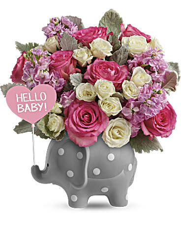 Multi-Colored | Mixed Bouquets | Hello Sweet Baby | Same Day Flower Delivery by Teleflora