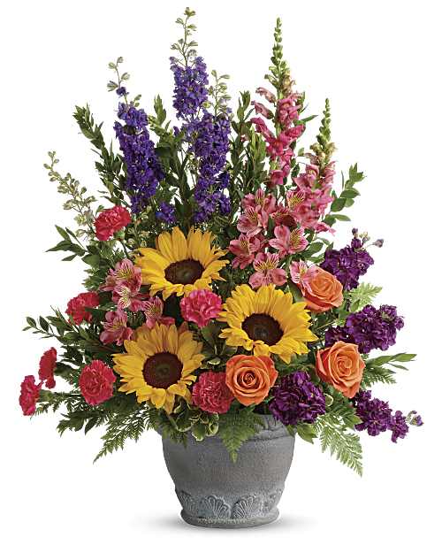 Multi-Colored | Mixed Bouquets | Hues Of Hope Bouquet | Same Day Flower Delivery by Teleflora