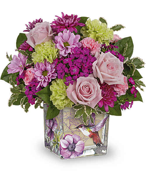 Multi-Colored | Mixed Bouquets | Hummingbird Garden Bouquet | Same Day Flower Delivery by Teleflora