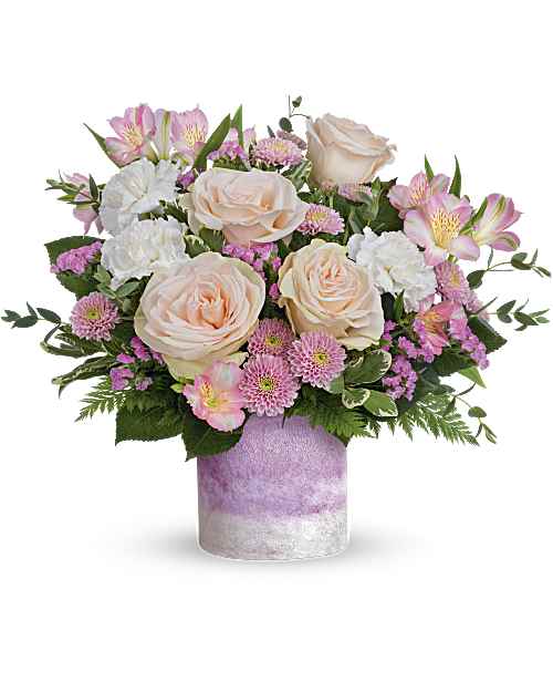 Multi-Colored | Mixed Bouquets | In A Blush Bouquet | Same Day Flower Delivery by Teleflora