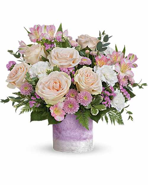Multi-Colored | Mixed Bouquets | In A Blush Bouquet | Same Day Flower Delivery by Teleflora