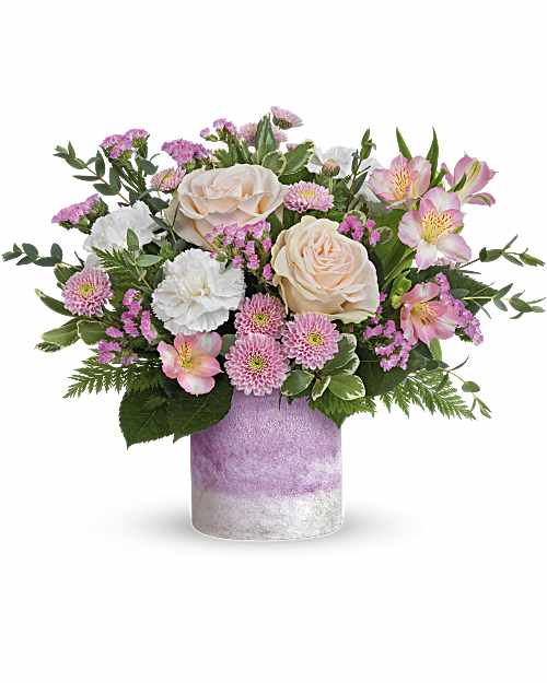 Multi-Colored | Mixed Bouquets | In A Blush Bouquet | Same Day Flower Delivery by Teleflora