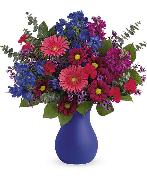 Multi-Colored | Mixed Bouquets | Jewel Tones Bouquet | Same Day Flower Delivery by Teleflora