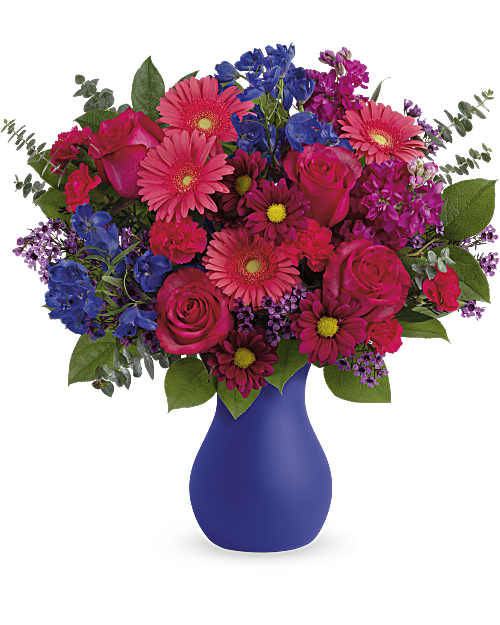 Multi-Colored | Mixed Bouquets | Jewel Tones Bouquet | Same Day Flower Delivery by Teleflora