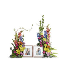 Multi-Colored | Mixed Bouquets | Loving Farewell Photo Tribute Bouquet | Same Day Flower Delivery by Teleflora