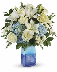 Multi-Colored | Mixed Bouquets | Ocean Sparkle Bouquet | Same Day Flower Delivery by Teleflora
