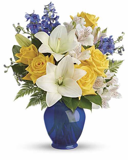 Multi-Colored | Mixed Bouquets | Oceanside Garden Bouquet | Same Day Flower Delivery by Teleflora