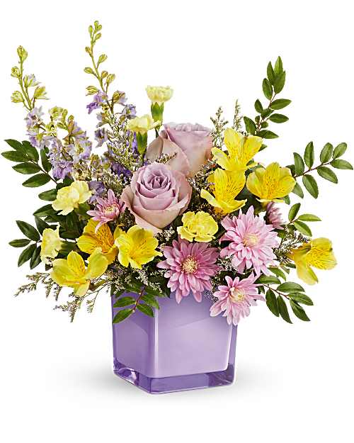 Multi-Colored | Mixed Bouquets | Pastel Paradise Bouquet | Same Day Flower Delivery by Teleflora