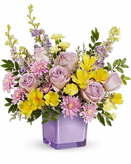 Multi-Colored | Mixed Bouquets | Pastel Paradise Bouquet | Same Day Flower Delivery by Teleflora