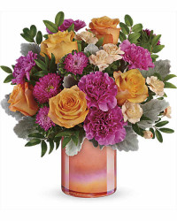 Multi-Colored | Mixed Bouquets | Perfect Spring Peach Bouquet | Same Day Flower Delivery by Teleflora