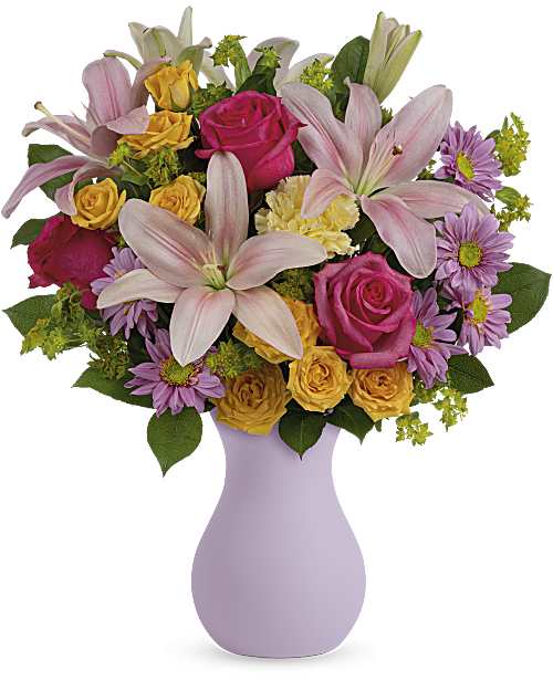 Multi-Colored | Mixed Bouquets | Perfectly Pastel Bouquet | Same Day Flower Delivery by Teleflora