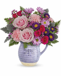Multi-Colored | Mixed Bouquets | Playful Pitcher Bouquet | Same Day Flower Delivery by Teleflora