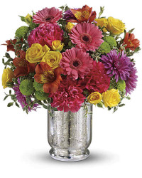 Multi-Colored | Mixed Bouquets | Pleased As Punch Bouquet | Same Day Flower Delivery by Teleflora