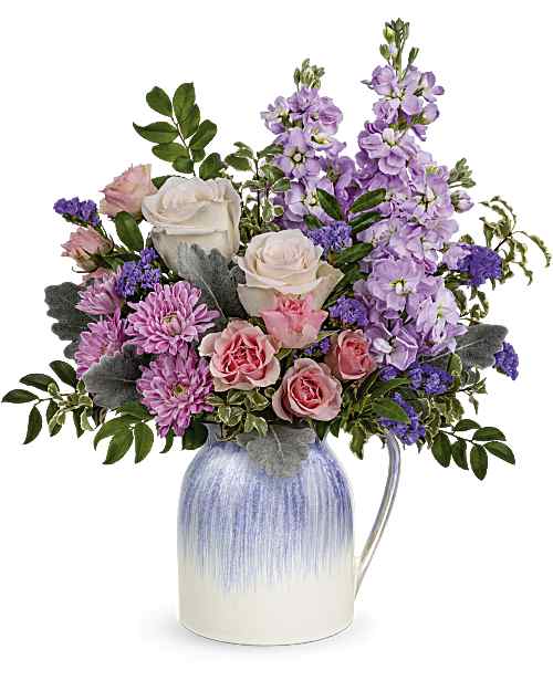 Multi-Colored | Mixed Bouquets | Pour On The Pretty Bouquet | Same Day Flower Delivery by Teleflora