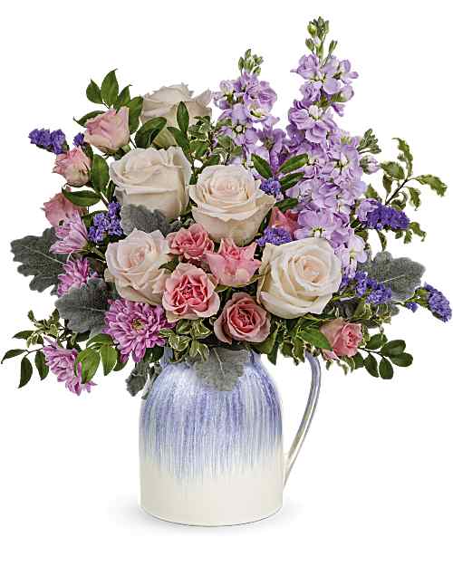 Multi-Colored | Mixed Bouquets | Pour On The Pretty Bouquet | Same Day Flower Delivery by Teleflora