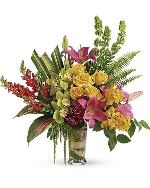Multi-Colored | Mixed Bouquets | Pretty Paradise Bouquet | Same Day Flower Delivery by Teleflora