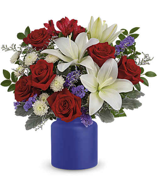 Multi-Colored | Mixed Bouquets | Rose Revelry Bouquet | Same Day Flower Delivery by Teleflora